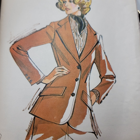 Kwik Sew 1970s Blazer Patter - Picture 2 of 7